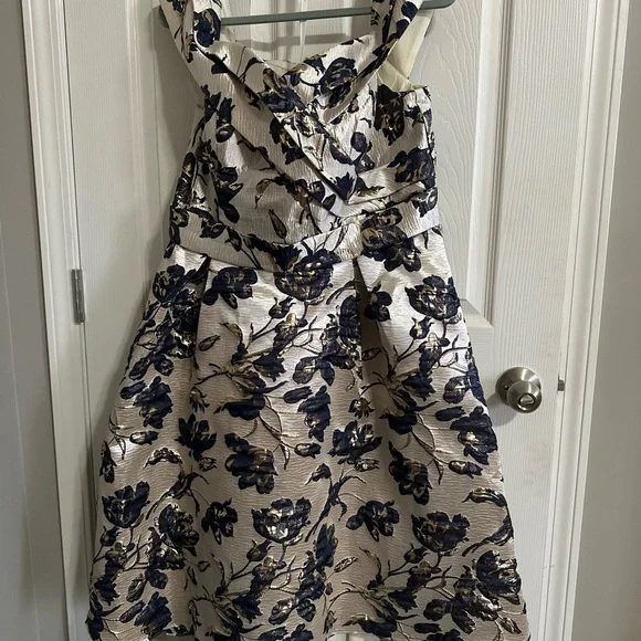 Oleg Cassini | Dresses | Oleg Cassini Formal Tea Length Floral Dress |  Poshmark